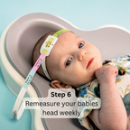 Ergonomic contoured baby mattress from The Perfect Noggin with a specialized recessed center for healthy skull development.